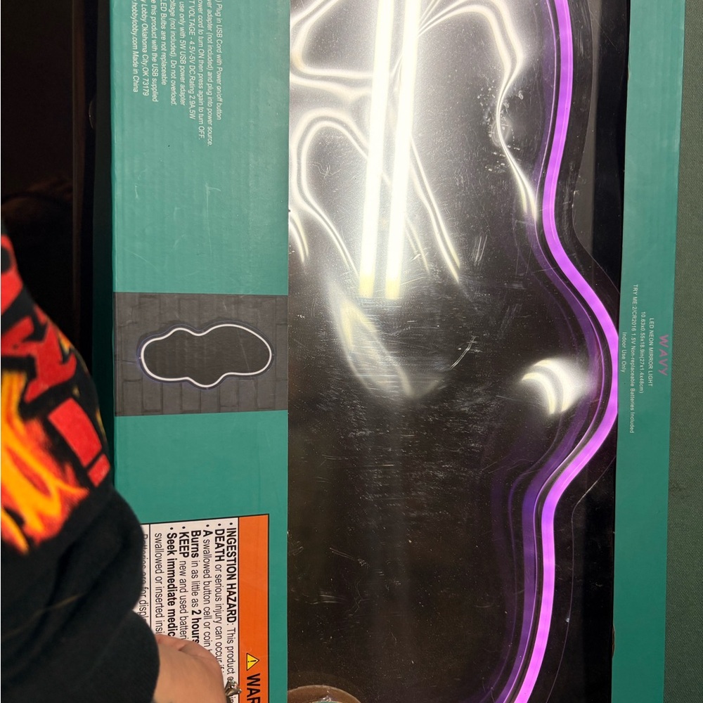 Purple Neon Light Sign